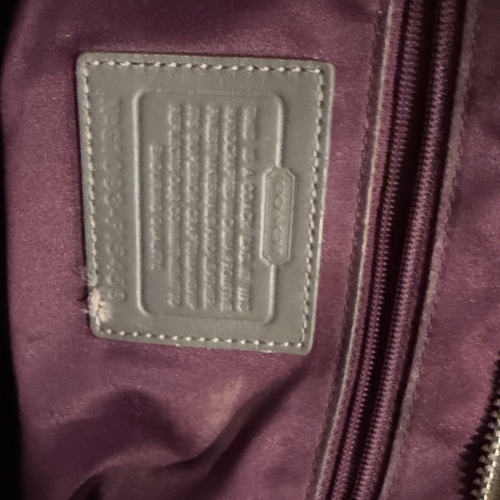 Coach Patchwork Shoulder Bag In Gray - image 4